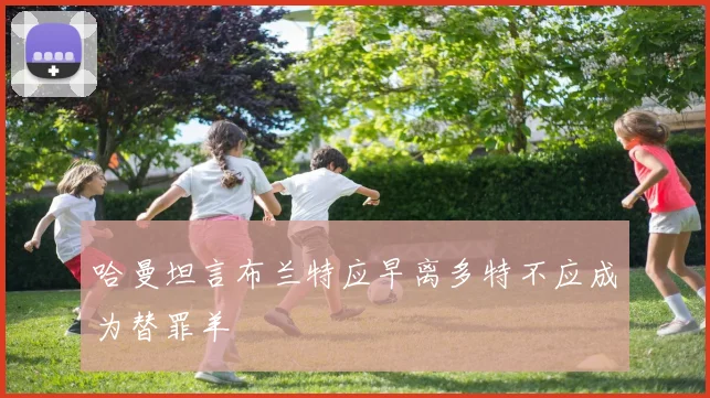 哈曼坦言布兰特应早离多特不应成为替罪羊